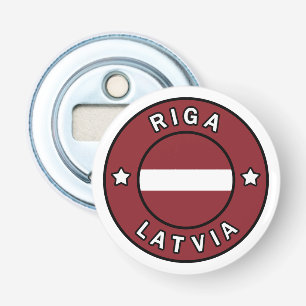 Riga Letland Button Flesopener
