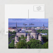 Riga, Letland cityscape Briefkaart (Voorkant / Achterkant)