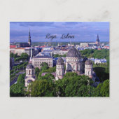 Riga, Letland cityscape Briefkaart (Voorkant)