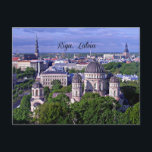 Riga, Letland cityscape Briefkaart<br><div class="desc">Riga,  Letland briefkaart cityscape.</div>