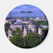 Riga, Letland cityscape Magneet (Voorkant)