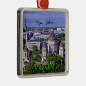 Riga, Letland, cityscape, Metalen Ornament (Rechts)