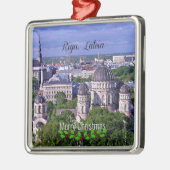 Riga, Letland, cityscape, Metalen Ornament (Links)