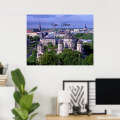 Riga, Letland cityscape Poster (Thuiskantoor)