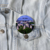 Riga, Letland, cityscape, Ronde Button 7,6 Cm (In situ)