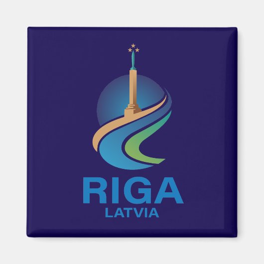 Riga Letland Magneet (Voorkant)