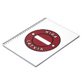 Riga Letland Notitieboek (Linkerzijde)