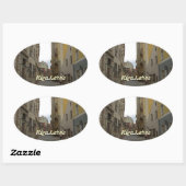 Riga Letland Ovale Sticker (Vel)