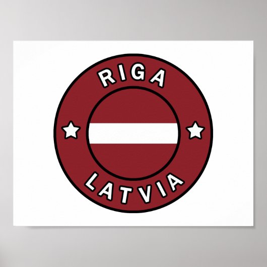 Riga Letland Poster (Voorkant)