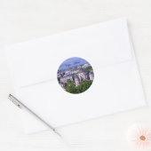 Riga, Letland Ronde Sticker (Envelop)