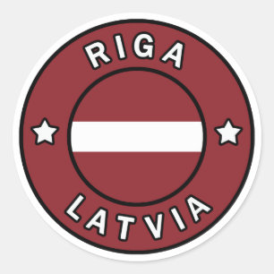 Riga Letland Ronde Sticker
