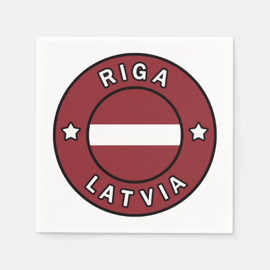 Riga Letland Servet (Voorkant)