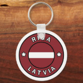 Riga Letland Sleutelhanger (Voorkant)