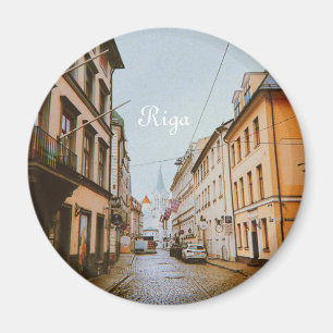 Riga, Letland Stadsbeeld Magneet