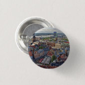 Riga, Letland stadsgezicht foto Ronde Button 3,2 Cm (Voorkant /achterkant)