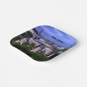 Riga, Letland stadsgezicht Papieren Bordje (Gebogen)