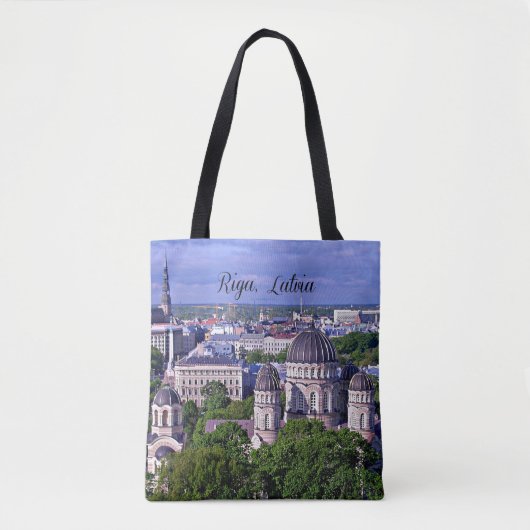 Riga, Letland stadsgezicht Tote Bag (Voorkant)