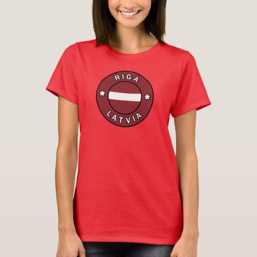 Riga Letland T-shirt (Voorkant)