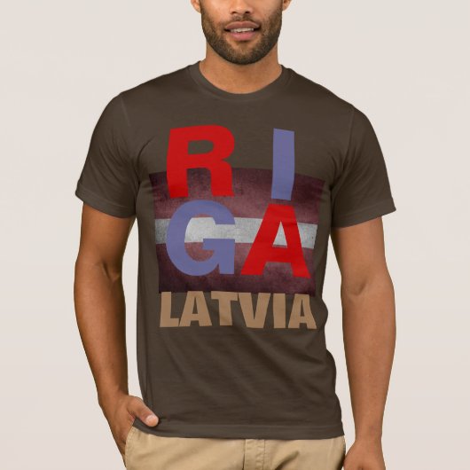 RIGA LETLAND T-SHIRT (Voorkant)