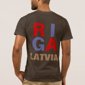 RIGA LETLAND T-SHIRT (Achterkant)
