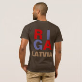 RIGA LETLAND T-SHIRT (Achterkant volledig)