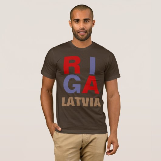 RIGA LETLAND T-SHIRT (Voorkant volledig)