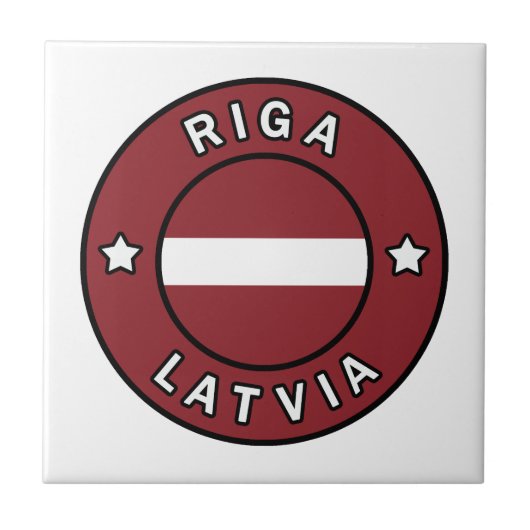 Riga Letland Tegeltje (Voorkant)