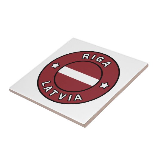 Riga Letland Tegeltje (Zijkant)