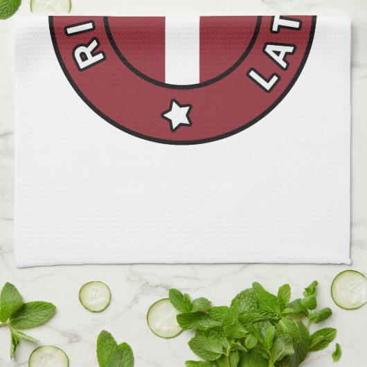 Riga Letland Theedoek (Gevouwen)