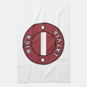 Riga Letland Theedoek (Verticaal)