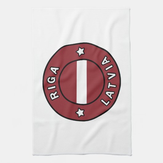 Riga Letland Theedoek (Verticaal)