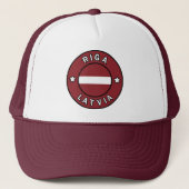 Riga Letland Trucker Pet (Voorkant)
