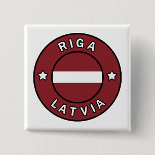 Riga Letland Vierkante Button 5,1 Cm
