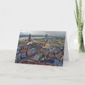 Riga, Letse cityscape-foto, Bedankkaart (Voorkant)