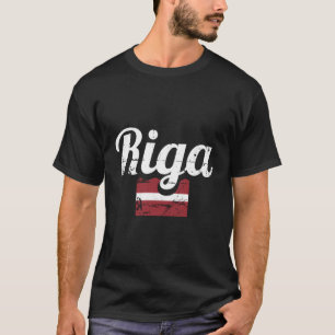 Riga Letse vlag T-shirt