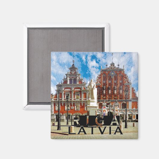 Riga Magneet (Voorkant / Achterkant)