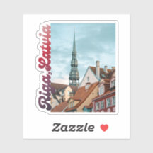Riga Oude Stad foto, Letland souvenir, laptop