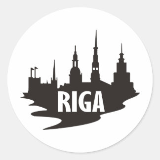 Riga Ronde Sticker