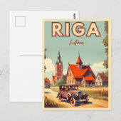 Riga Stad, Letland Baltische cultuur  geschenken Briefkaart (Voorkant / Achterkant)