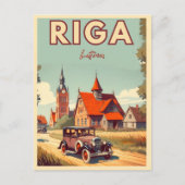 Riga Stad, Letland Baltische cultuur geschenken Briefkaart (Voorkant)