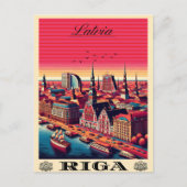 Riga Stad, Letland Baltische cultuur  geschenken Briefkaart (Voorkant)