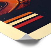 Riga Stad, Letland Baltische cultuur  geschenken Poster (Hoek)