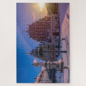 Riga Town Hall Square in de winter Jigzaag Puzzle Legpuzzel (Verticaal)