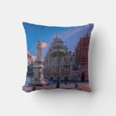 Riga Town Hall Square in de winter Kussen (Voorkant)