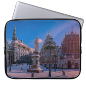 Riga Town Hall Square in de winter Laptop Sleeve (Voorkant)