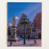 Riga Town Hall Square in de winter Planner (Voorkant)
