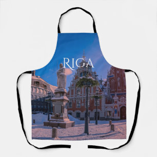 Riga Town Hall Square in het winterse Schort