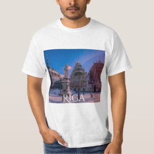 Riga Town Hall Square in winter T-Shirt