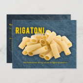 Rigatoni al Forno Briefkaart (Voorkant / Achterkant)