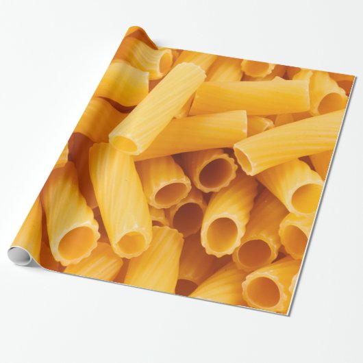 Rigatoni Macaroni Pasta Cadeaupapier (Uitgerold)